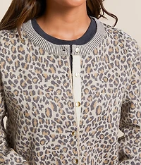 Cheetah Cardigan Sweater