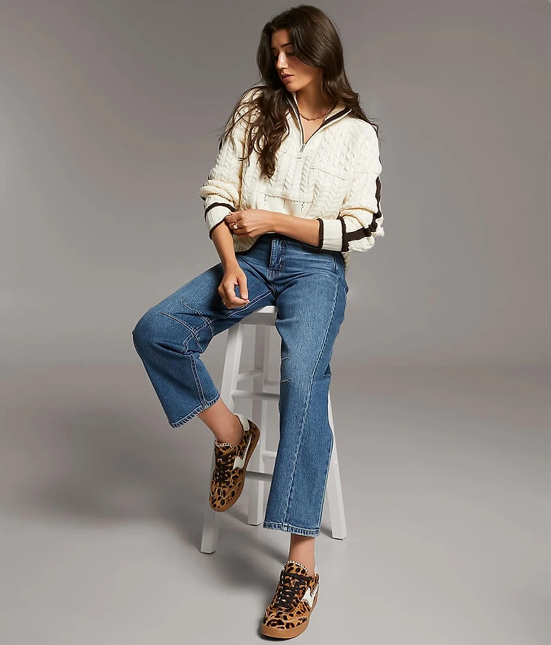 Prep Edit - Mixed Cable Knit Sweater