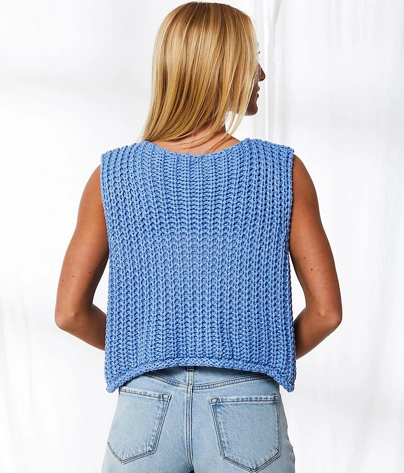 Chunky Knit Sweater Vest