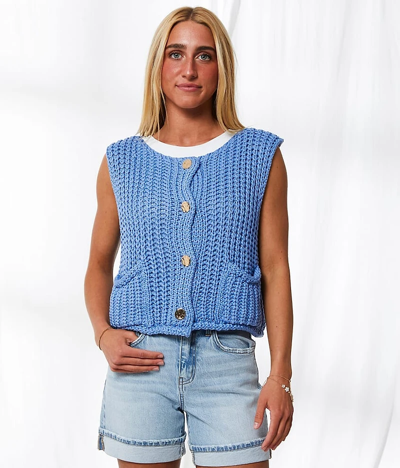 Chunky Knit Sweater Vest