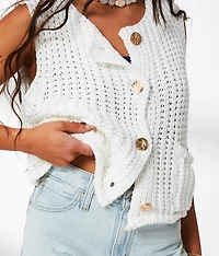 Chunky Knit Sweater Vest
