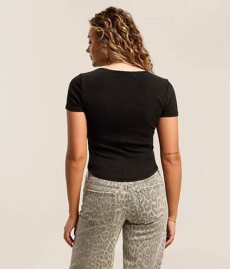 Lace-Up Top