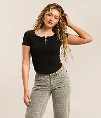 Lace-Up Top