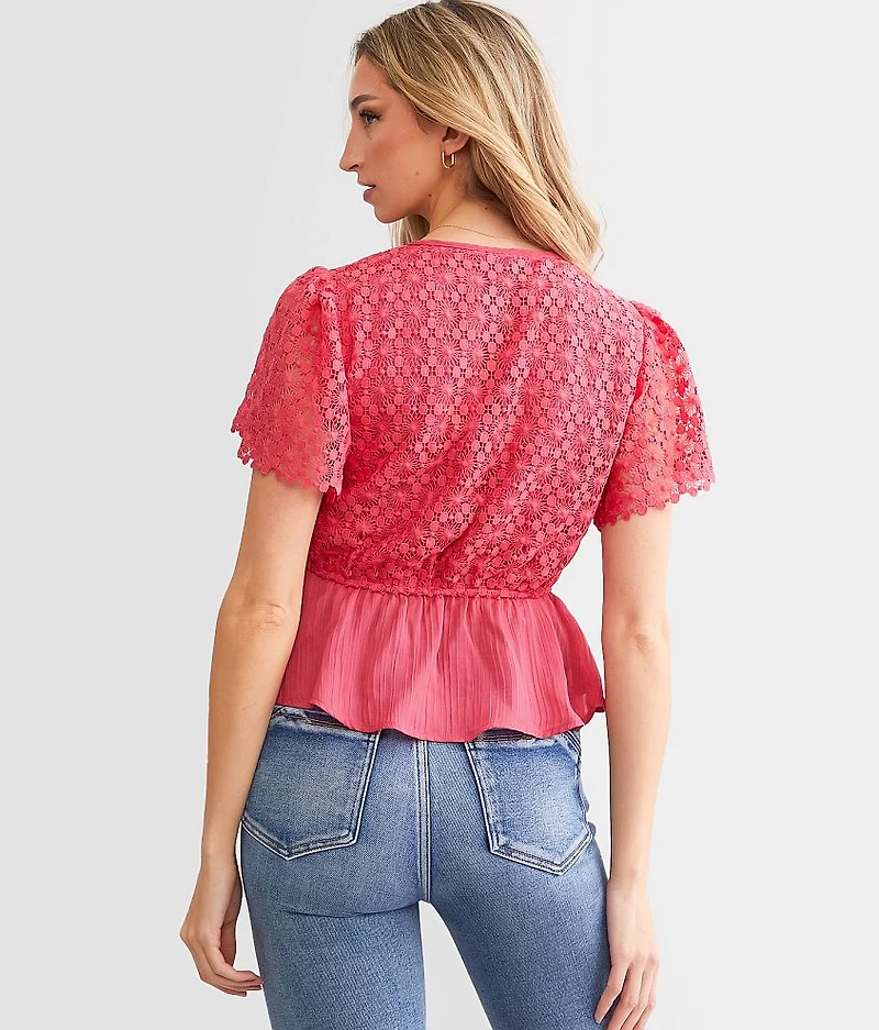 Crochet Peplum Top