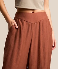 Textured Wide Leg Pant