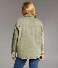 Washed Denim Barn Stretch Jacket