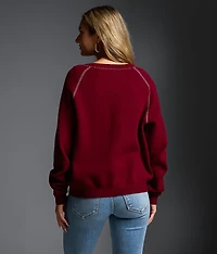 Refined Edit - Embroidered Cardigan Sweater