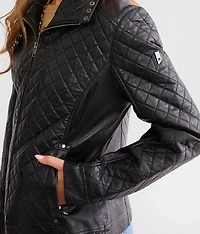 Breana Quilted Leather Jacket