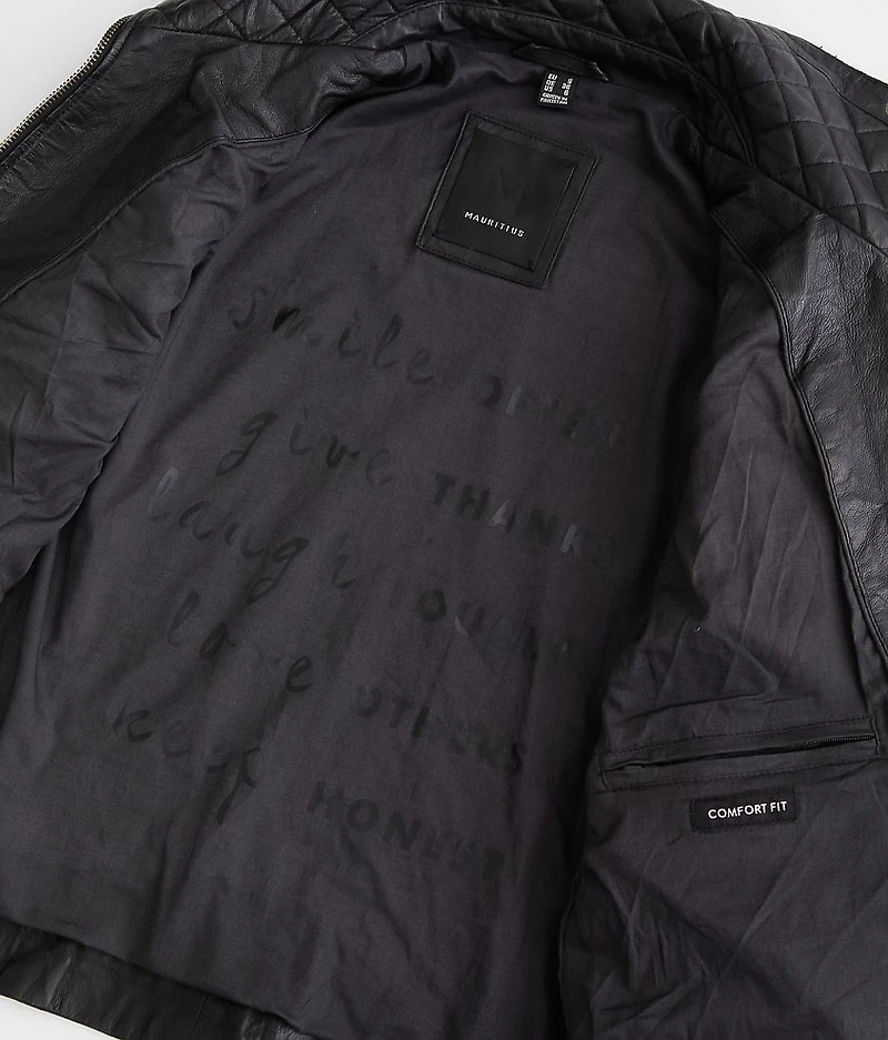 Breana Quilted Leather Jacket