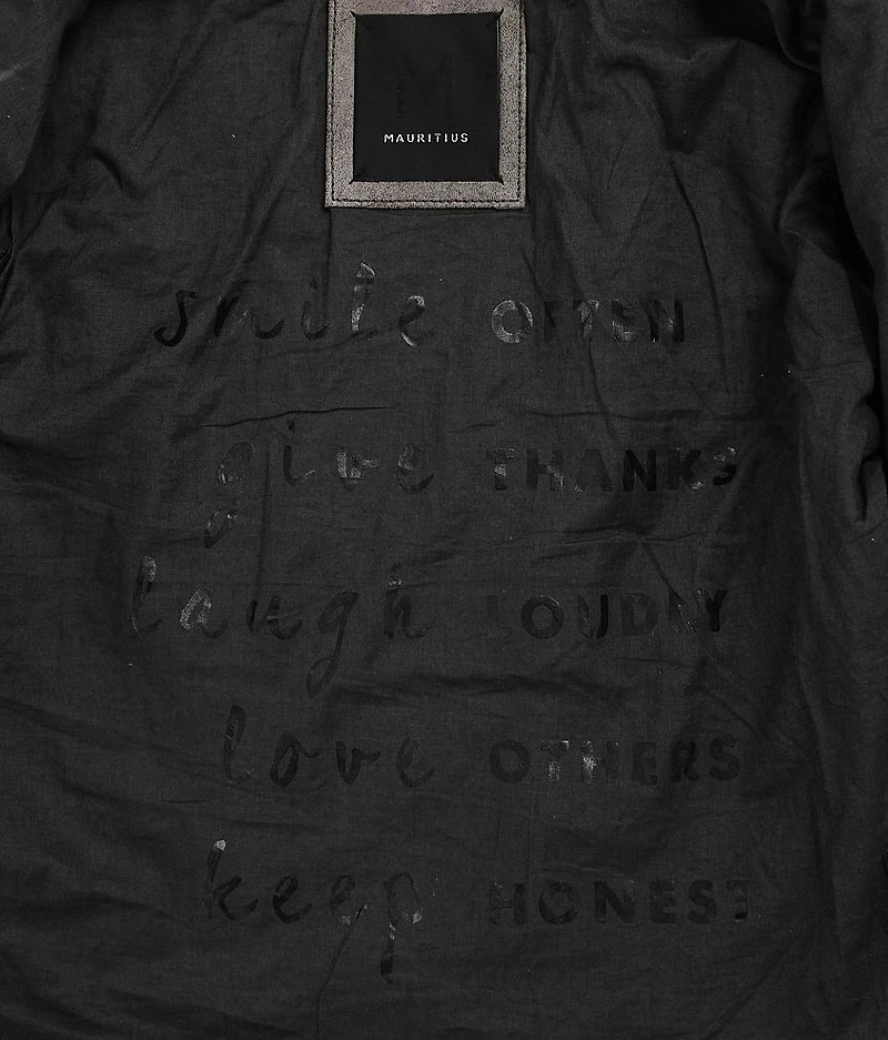 Casha Hooded Leather Jacket