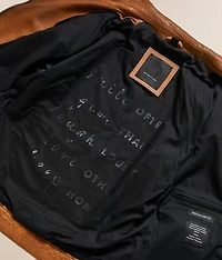 Faylor Leather Asymmetrical Jacket