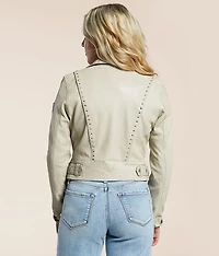 Maryn Studded Leather Jacket