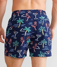 The Neon Lights Stretch Swim Trunks
