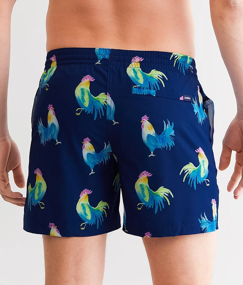 The Fowl Play Stretch Swim Trunks