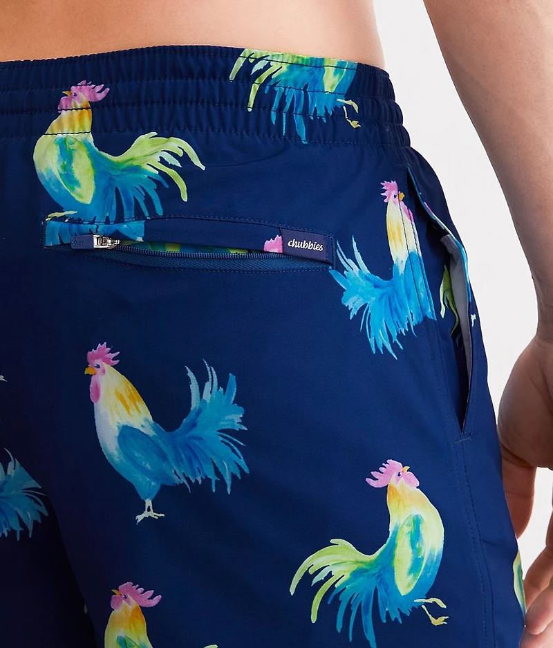 The Fowl Play Stretch Swim Trunks