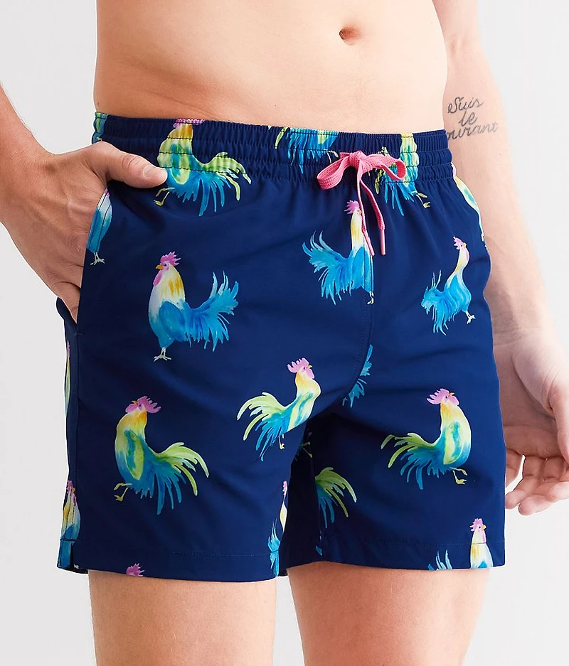 The Fowl Play Stretch Swim Trunks
