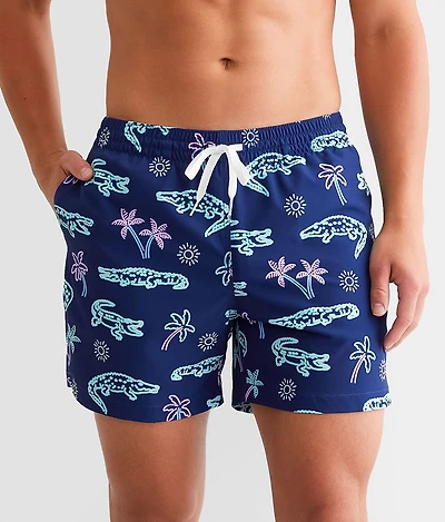 The Neon Glades Stretch Swim Trunks