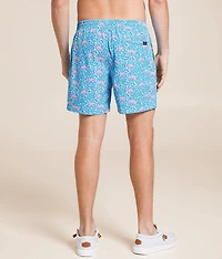 The Domingos Are For Flamingos Stretch Swim Trunks