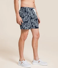 The Midnight Thigh-N Stretch Swim Trunks