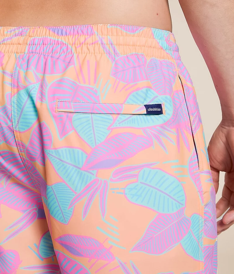 The Posh Palms Swim Trunks