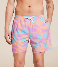 The Posh Palms Swim Trunks