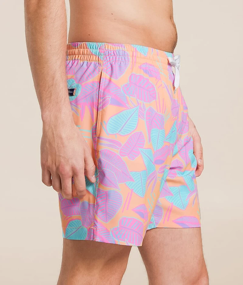 The Posh Palms Swim Trunks
