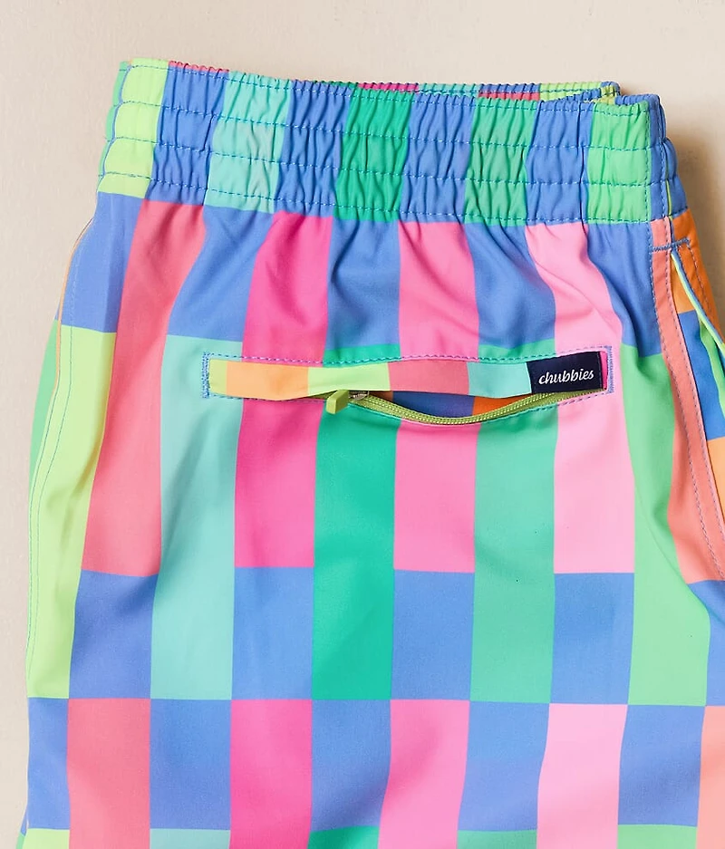 The Technicolor Stitches Stretch Swim Trunks