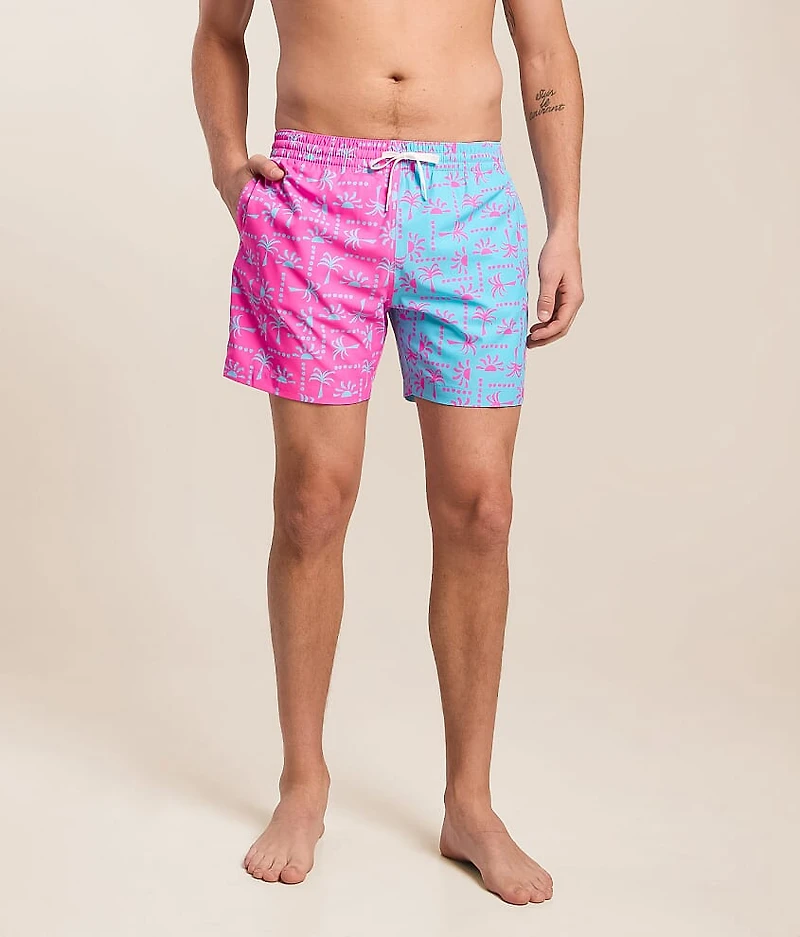 The Pacific Grids Stretch Swim Trunks