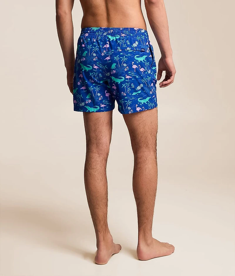 The Swamp & Circumstances Stretch Swim Trunks