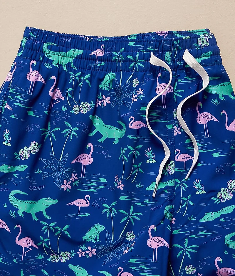 The Swamp & Circumstances Stretch Swim Trunks