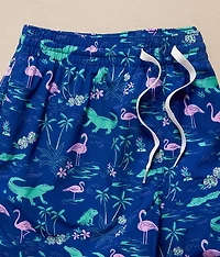 The Swamp & Circumstances Stretch Swim Trunks