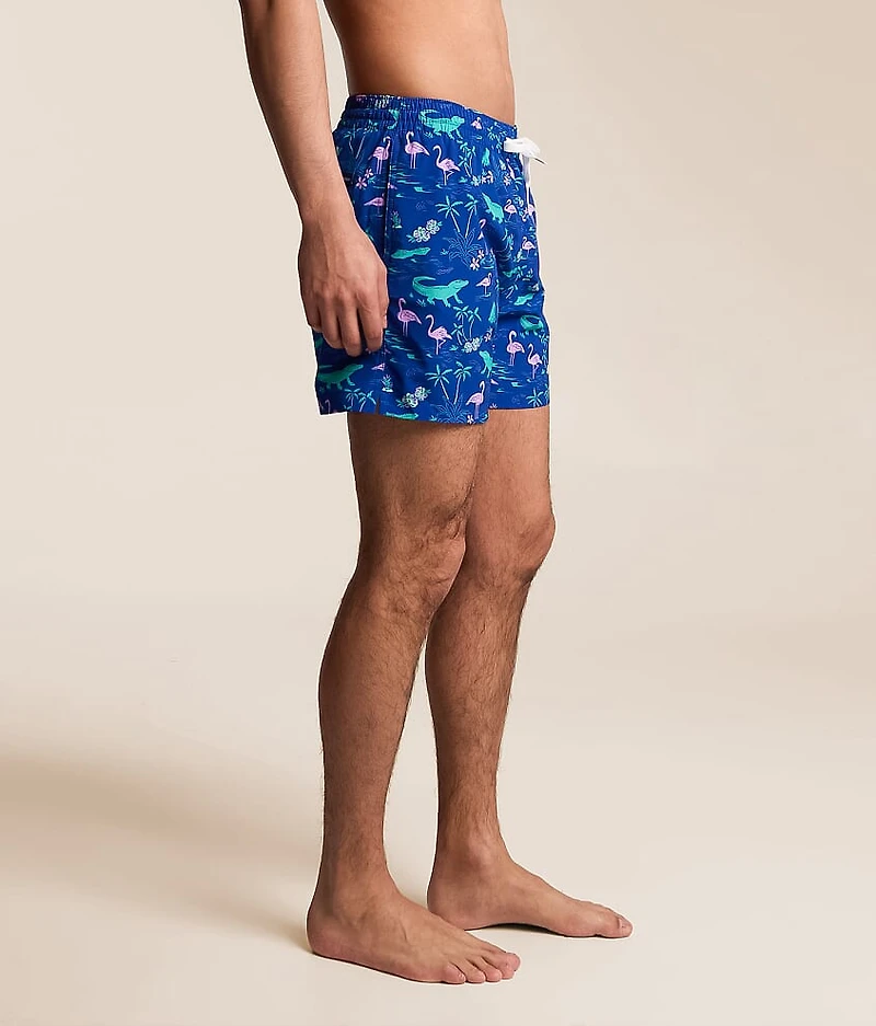 The Swamp & Circumstances Stretch Swim Trunks