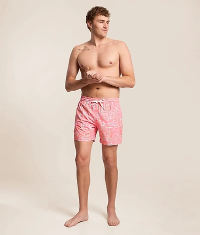 The Pyramid Poolside Swim Trunks