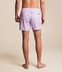The Miami Mosaic Stretch Swim Trunks