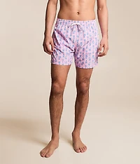 The Miami Mosaic Stretch Swim Trunks