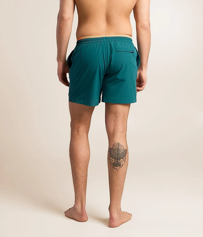 The Rusty Cobalt Stretch Swim Trunks
