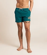 The Rusty Cobalt Stretch Swim Trunks