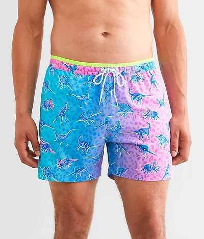 The Dino Delights Stretch Swim Trunks