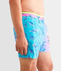 The Dino Delights Stretch Swim Trunks