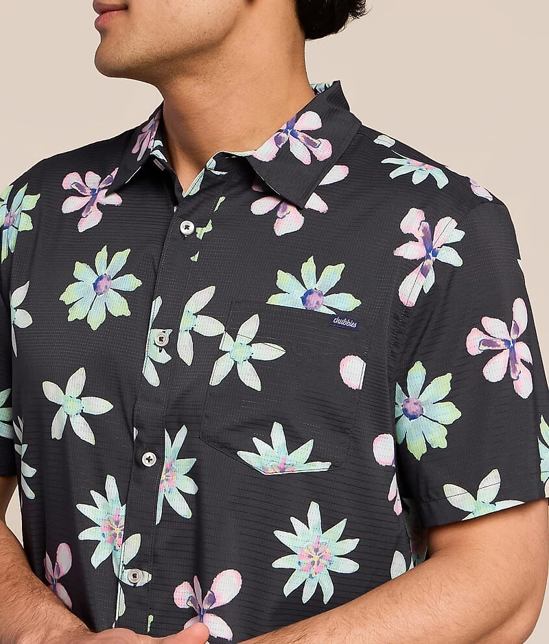 The Floral Fusion Performance Stretch Shirt