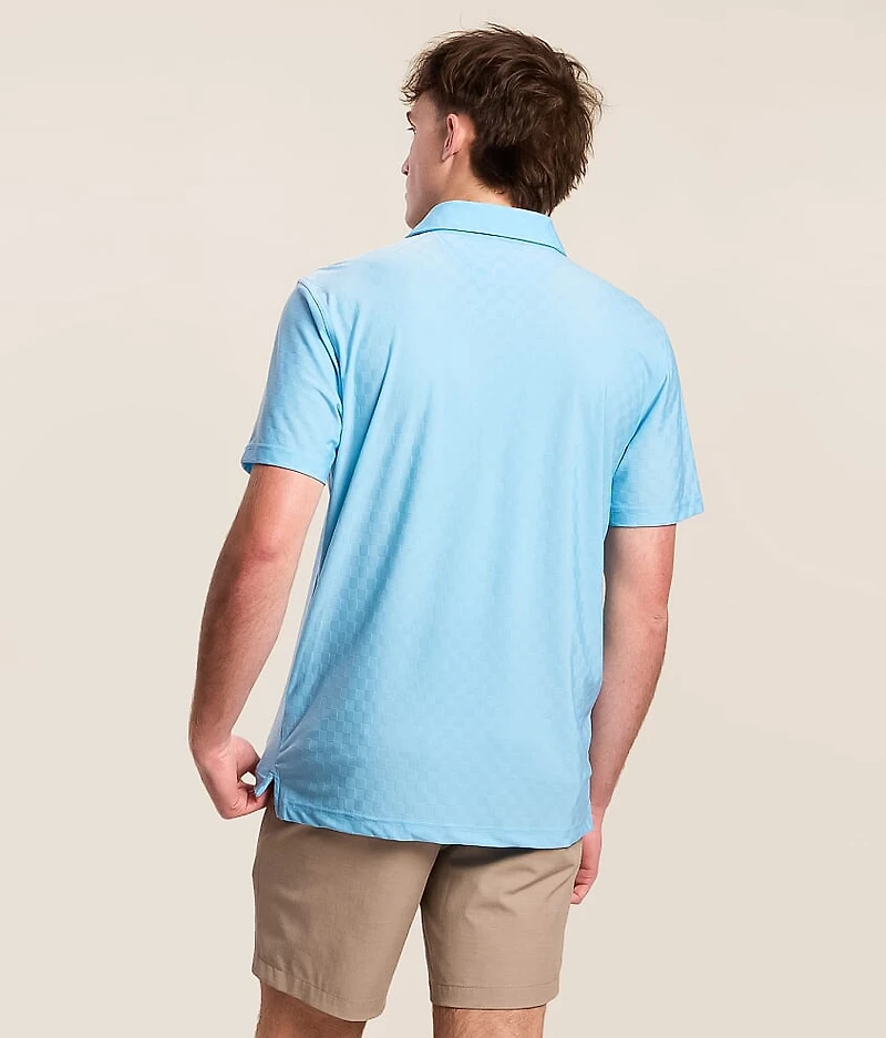The Afternoon Blue Performance Polo