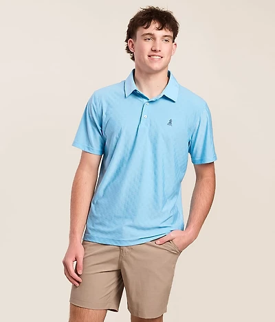 The Afternoon Blue Performance Polo