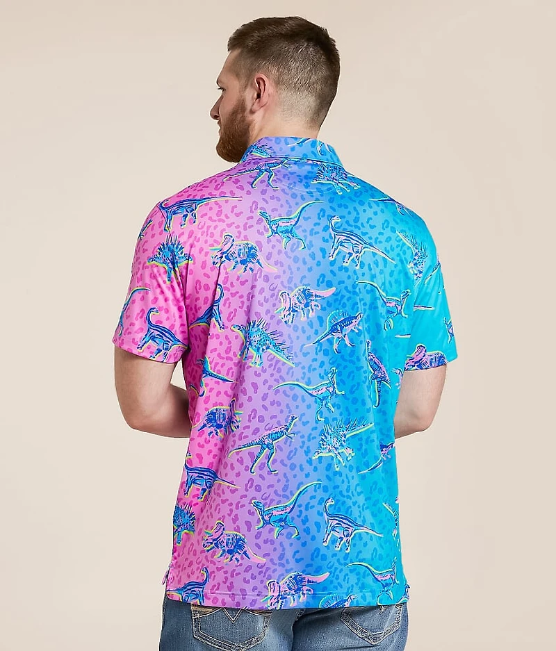 The Dino Delight Performance Polo