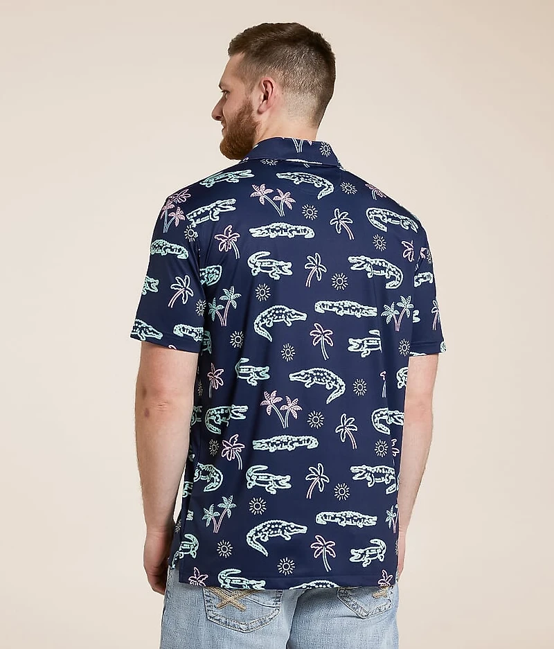 The Neon Glade Performance Polo