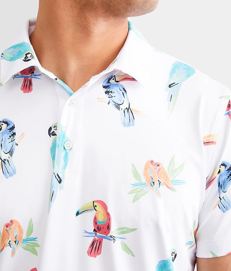 The Dude Where's Macaw Performance Polo
