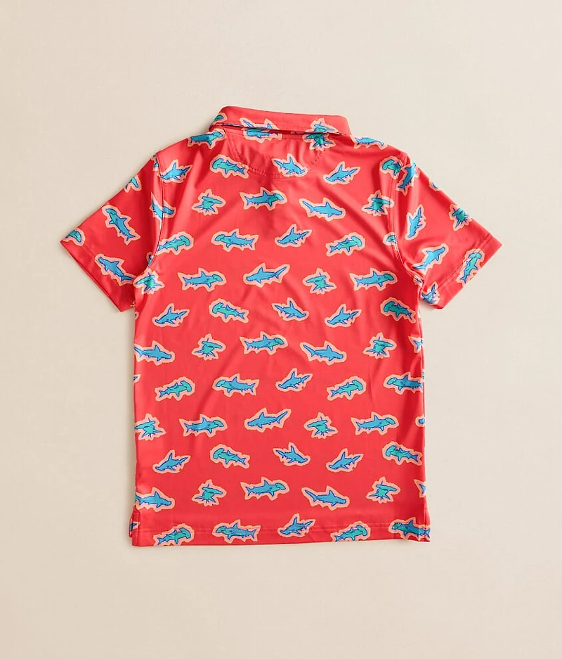 Boys - The Red Apex Swimmer Performance Polo