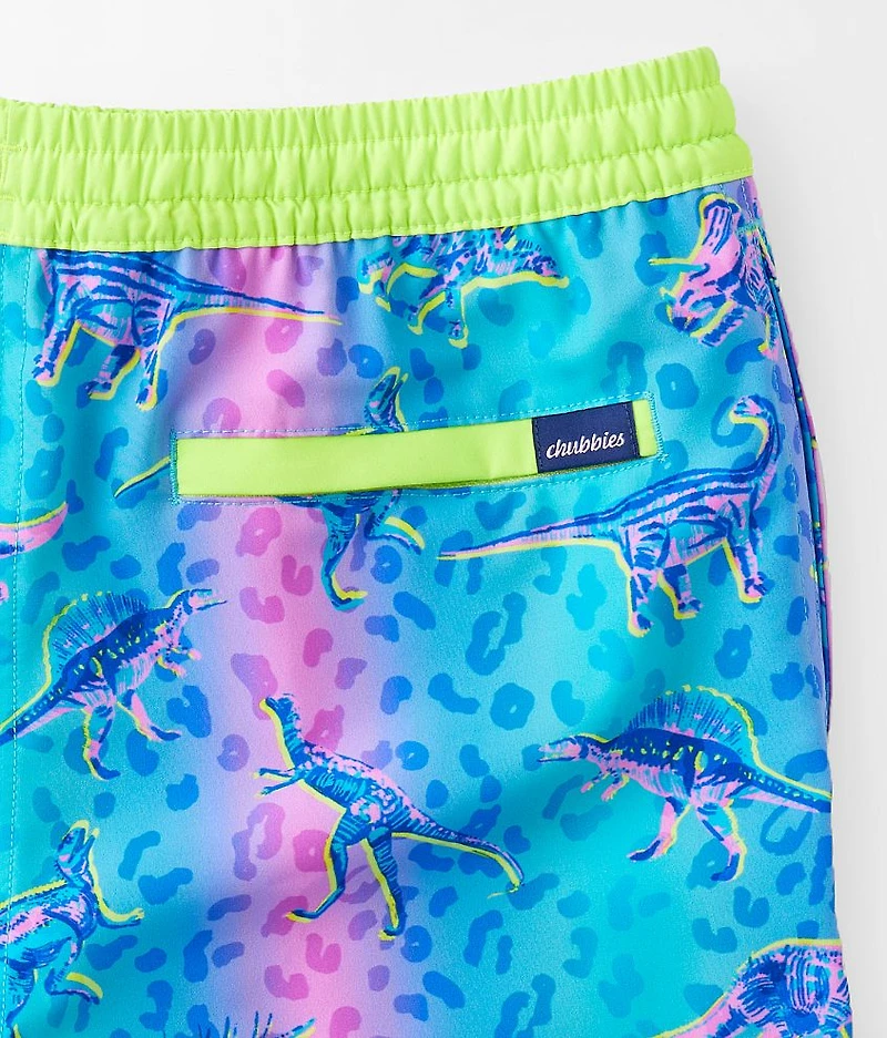 Boys - The Dino Delights Stretch Swim Trunks