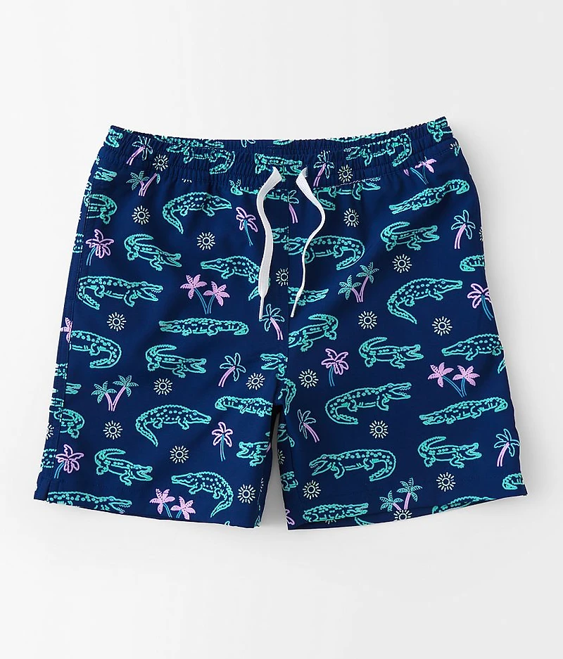 Boys - The Neon Glades Stretch Swim Trunks