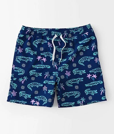 Boys - The Neon Glades Stretch Swim Trunks