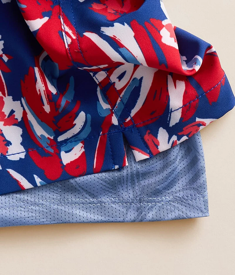 Boys - The Star Spangled Blooms Swim Trunks